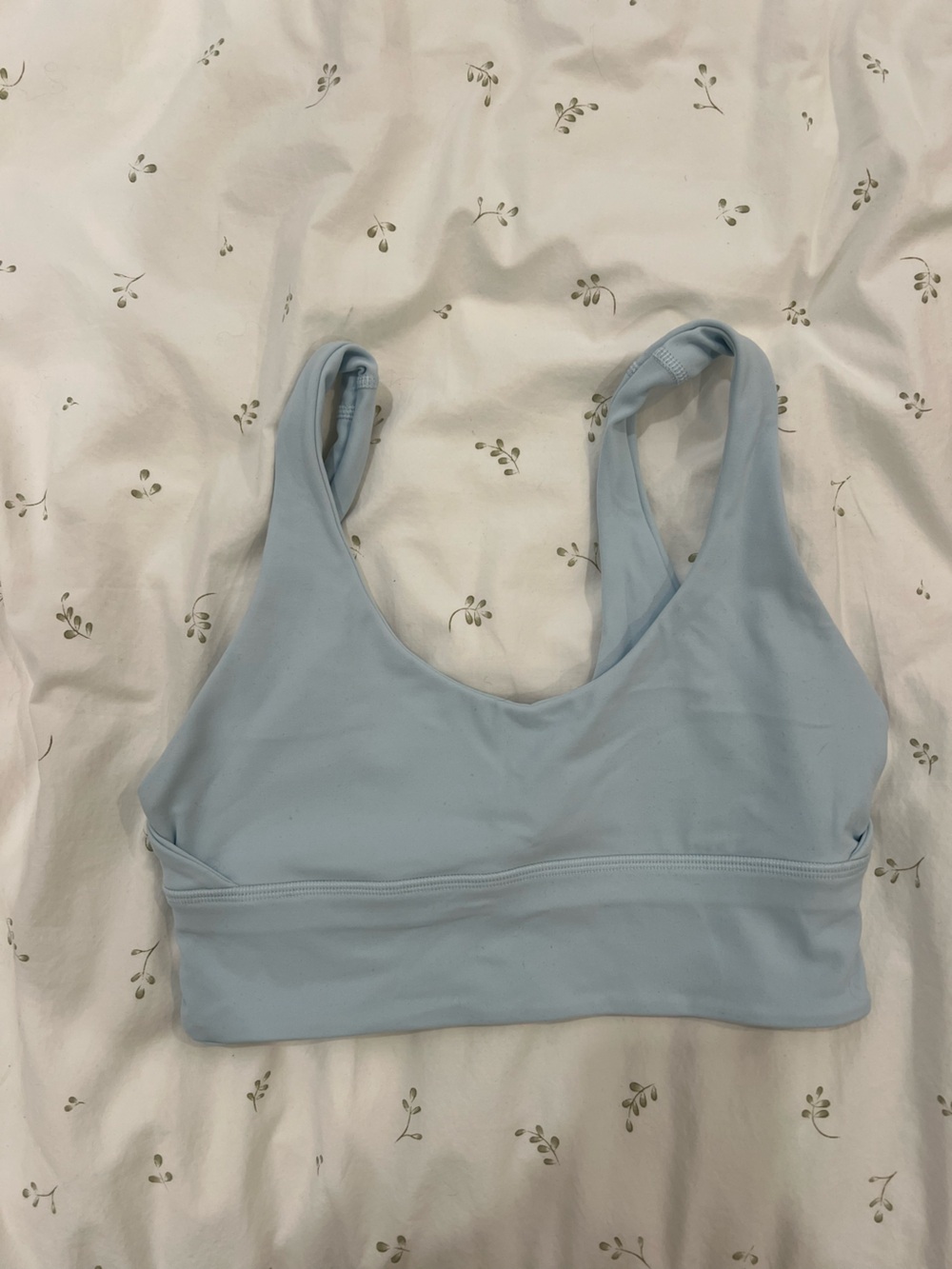 Lululemon Light Blue Women's Scoop-Back Sports Bra